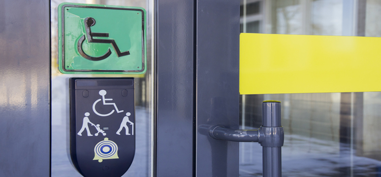 automatic handicap door opener in Stockton