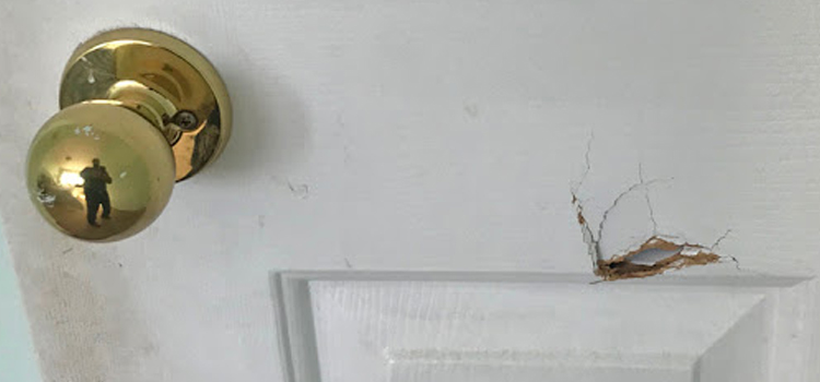 interior door hole repair Stockton